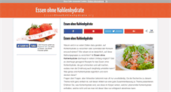 Desktop Screenshot of essenohnekohlenhydrate.org